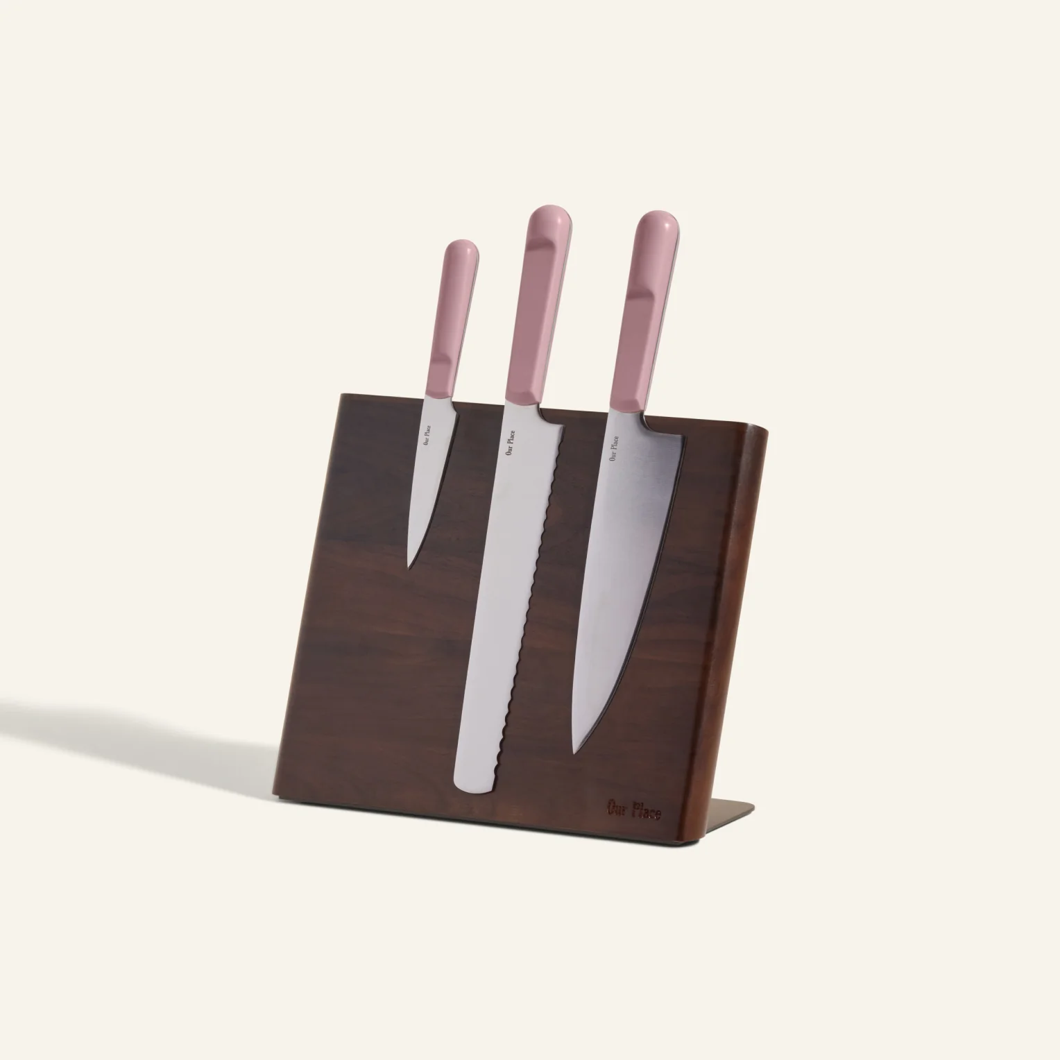 Knife Trio + Walnut Knife Block - Image 5